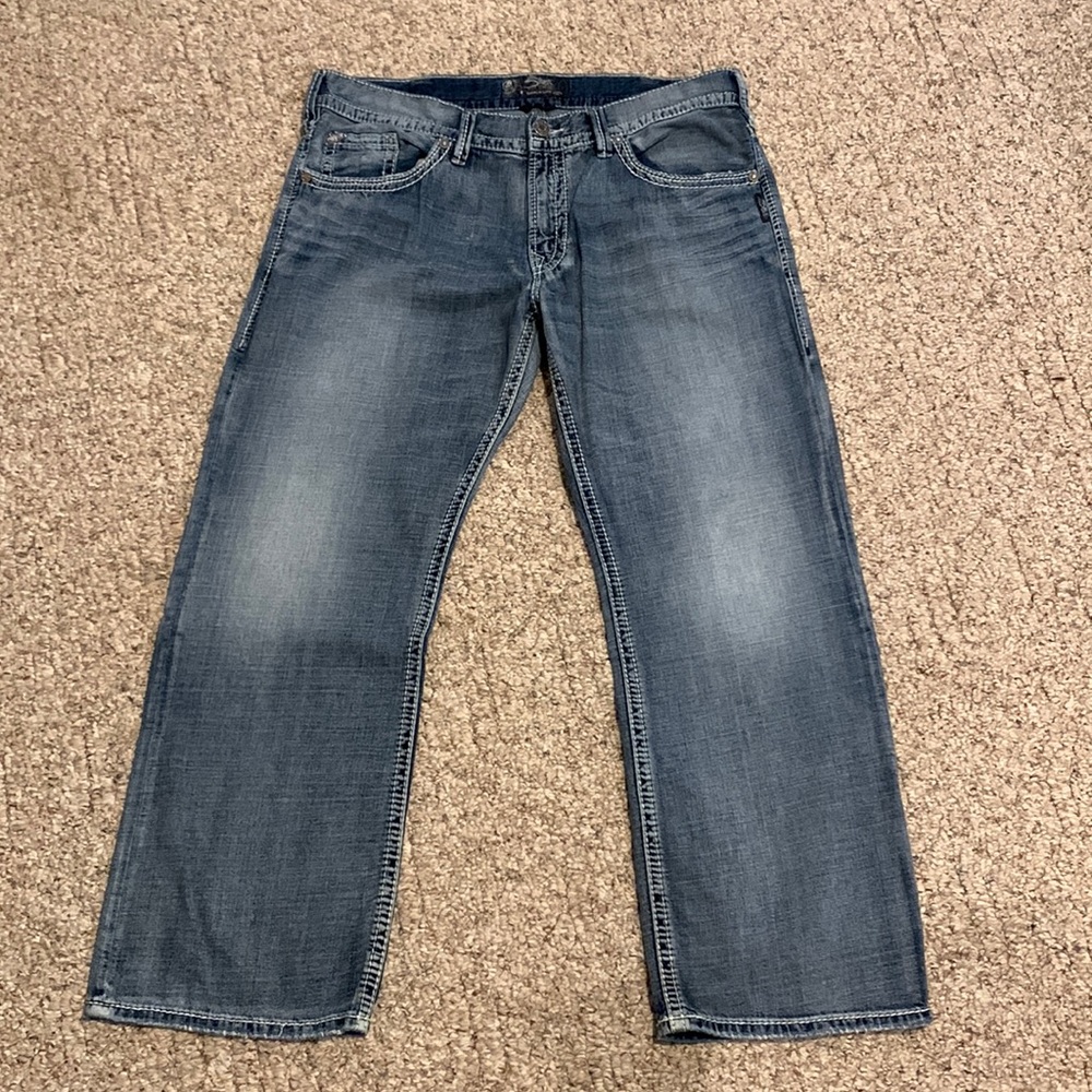 3. Silver Jean Company Men’s Jeans 38 x 30